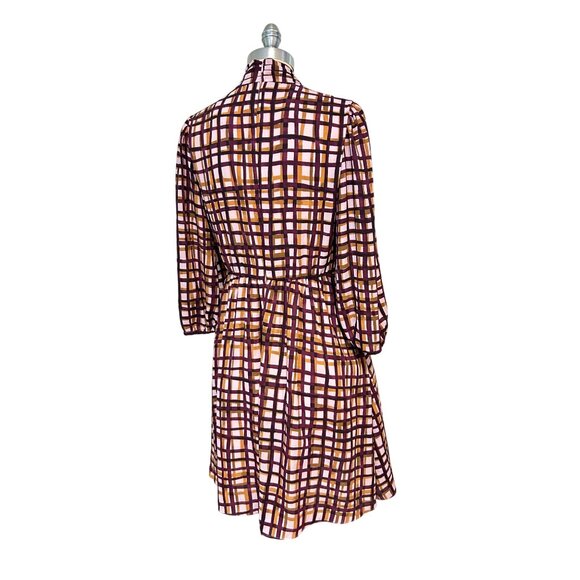 Gal Meets Glam Lindsay Painted Windowpane Dress size 4 - Picture 5 of 7